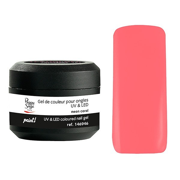 Gel UV/LED paint neon coral 5g